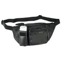 Leather Fanny Pack w/ Cell Phone Holder